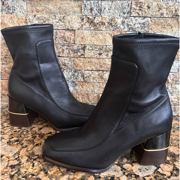 TORY BURCH Zip-Up Stretch Boot - Picture 6 of 11